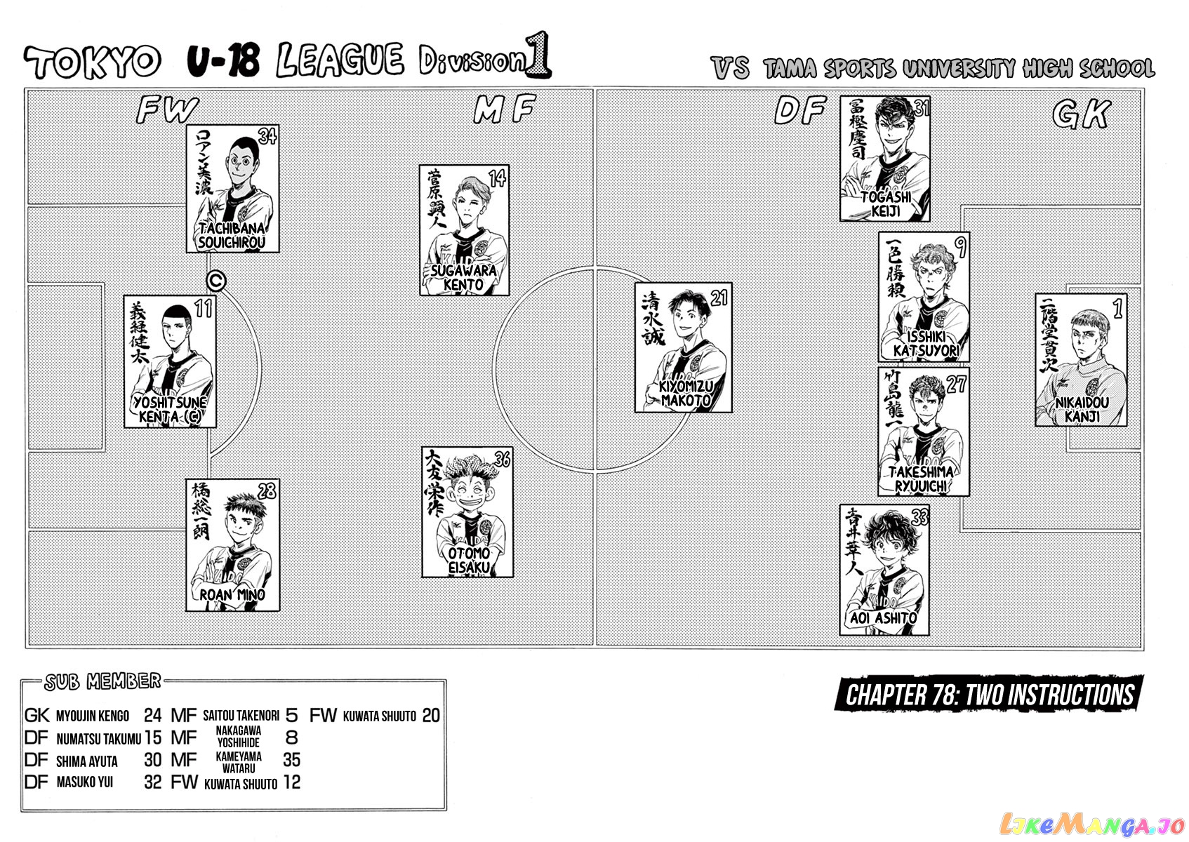Ao Ashi, Chapter 78 image 03